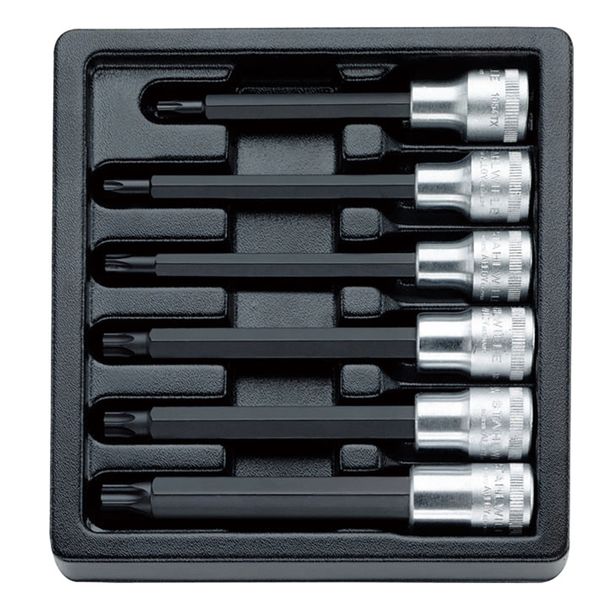 1/2"DR/T30-T60 [TORX]ビットソケットセ