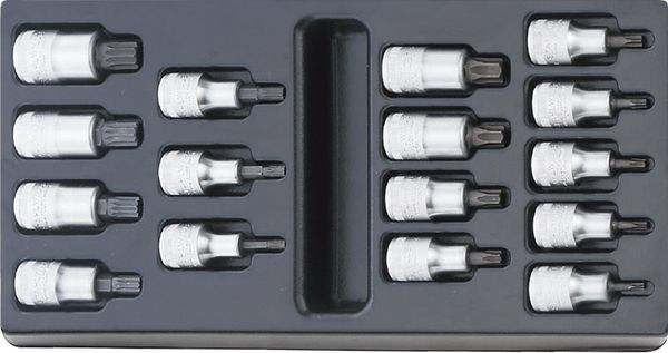 1/2"DR [INHEX]ビットソケットセット