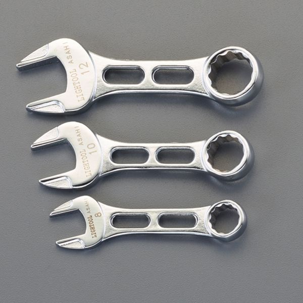 ３本組 片目片口スパナ(ショートサイズ)