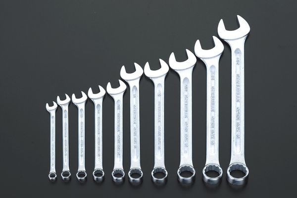 10本組/1/4"-3/4"片目片口ｽﾊﾟﾅ