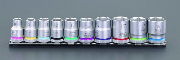 3/8"DR ソケットセット(ZYKLOP)