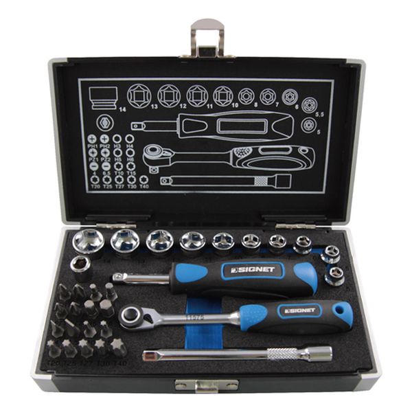 1/4"DR[31個組] ショートソケットレンチセット