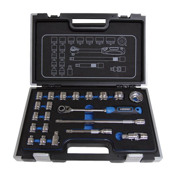 1/2"DR[21個組] ショートソケットレンチセット