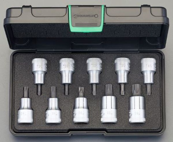 1/2"DR/T20-T60 [TORX]ﾋﾞｯﾄｿｹｯﾄ