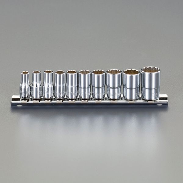 1/4"DR 3/16"-9/16"[航空規格]ソケットセット(インチ)