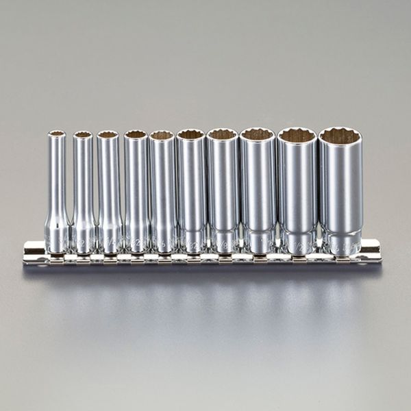 1/4"DR [航空規格]ディープソケット(インチ/十二角)