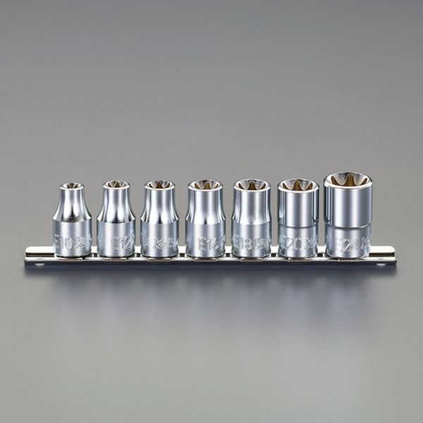 1/2"DR/E10-E24 [TORX]ソケットセット(7個組)