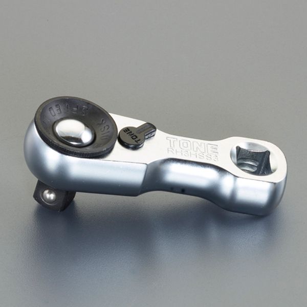 3/8"DRx 75mm スタビーラチェットハンドル