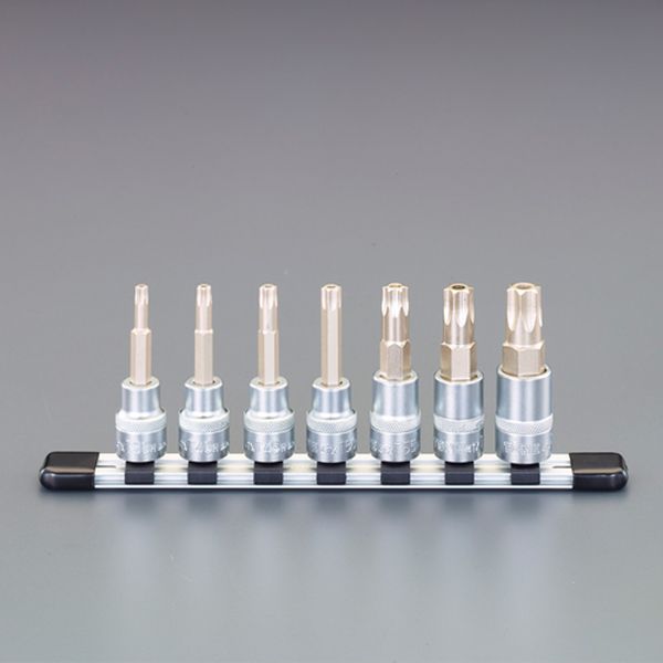 1/2"DR/T30-T70[Torx]ビットソケットセット(イジリ止付