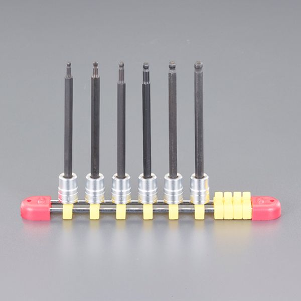 1/4"DRx1/8-1/4"[Ball-Hex]ロングビットソケットセット