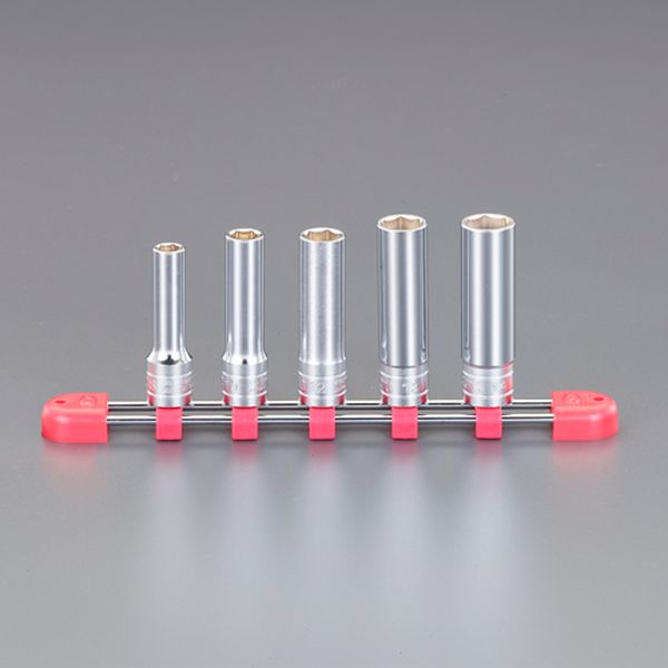 3/8"DR [マグネット付]ディープソケットセット(5個組)