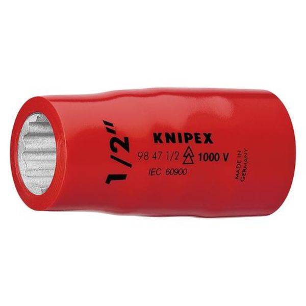 1/2インチDRx1/2インチ 絶縁ソケット (十二角)