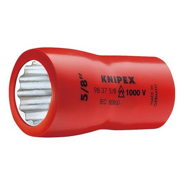 3/8インチDRx3/4インチ 絶縁ソケット (十二角)