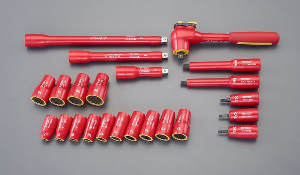 3/8"DR 絶縁ｿｹｯﾄﾚﾝﾁｾｯﾄ