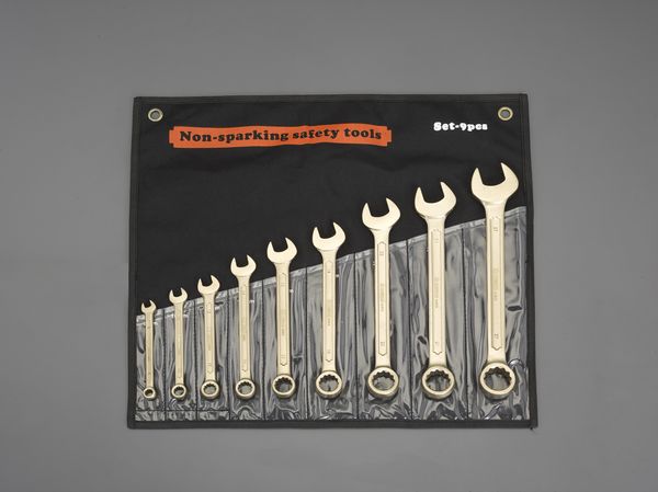 [9点] 片目片口スパナセット(ノンスパー