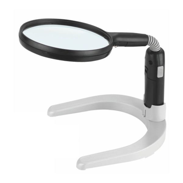 x1.8/x3.5/φ107mm スタンドルーペ(フレキシブル/LED)