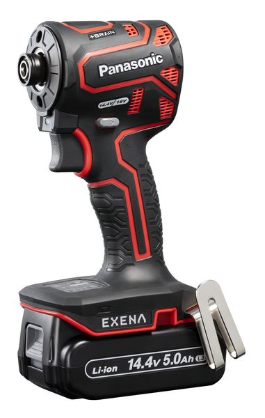 DC14.4V/5.0Ah インパクトドライバー(赤/充電式)