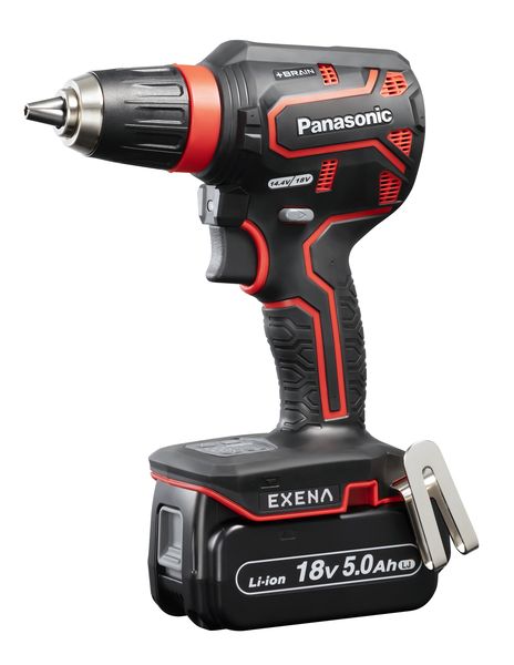 DC18.0V/5.0Ah ドライバードリル(赤/充電式)