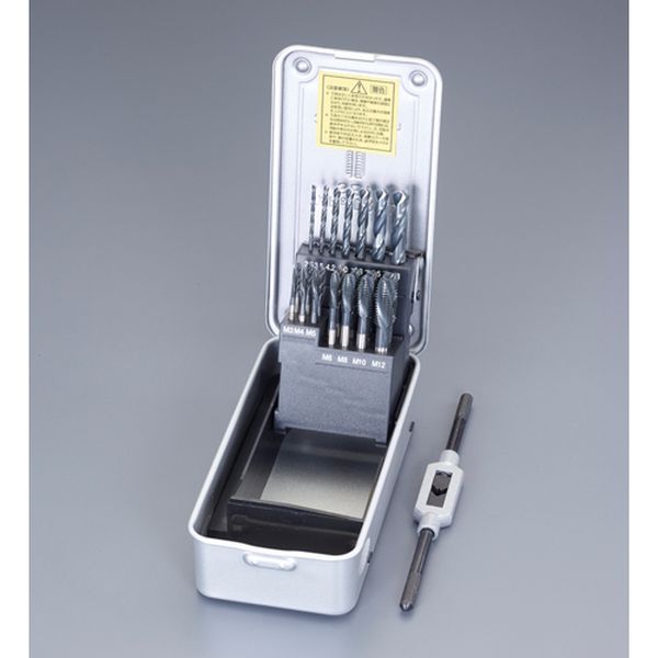 M3-M12 タップ＆ドリルセット(ジェットスパイラル・HSS)