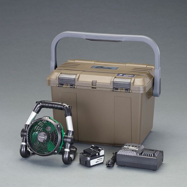 AC100V/DC14.4V 充電式送風機セット