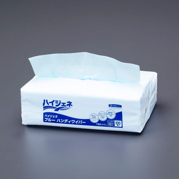 200x225mm 工業用ワイパー(16パック/ブルー)