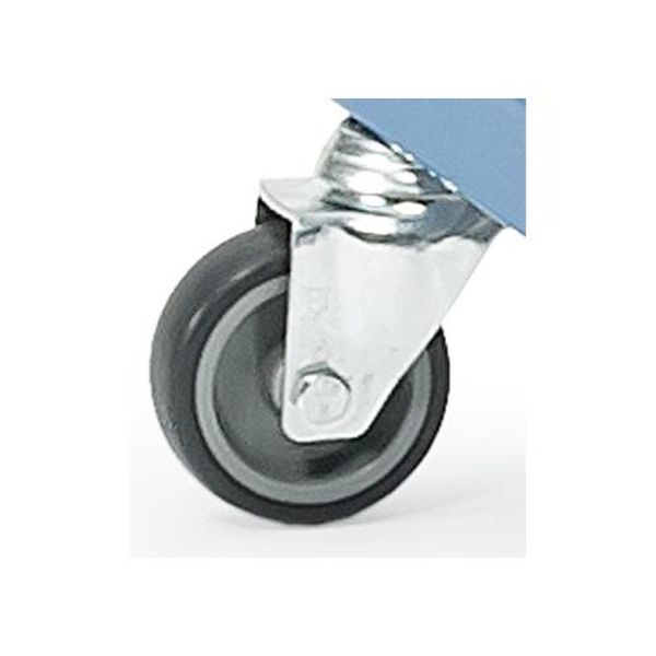 75x25mm 自在キャスター (ソリッドゴム)