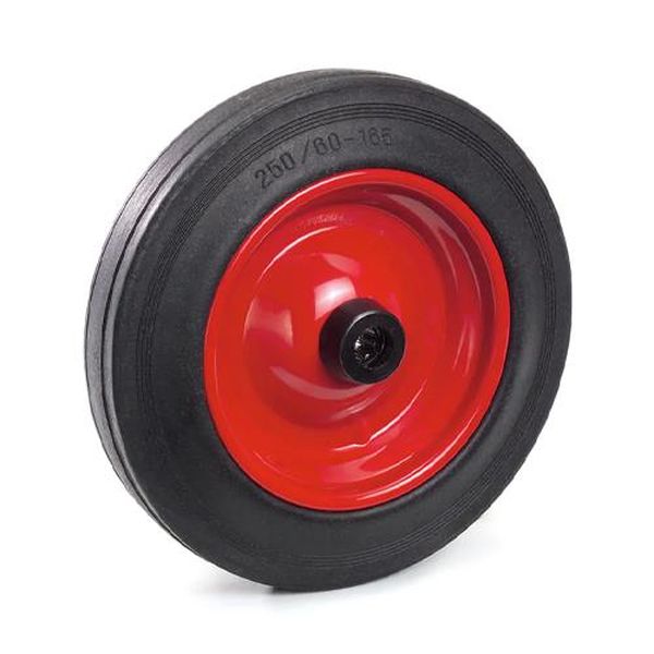 250x60mm ソリッドラバータイヤ (スチールホイール)