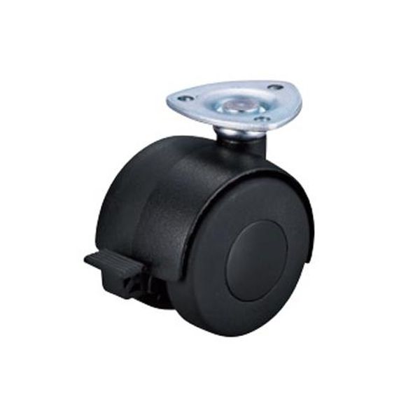 60mm キャスター（ツインホイール・ブレーキ付）