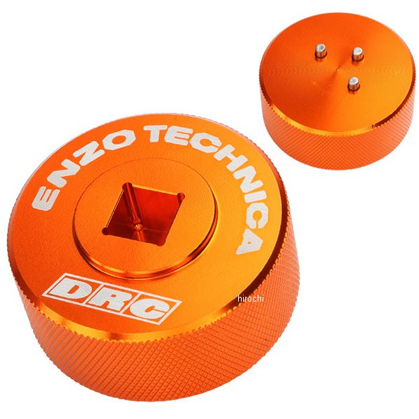 ED59-37-204 ディーアールシー DRC ENZO×DRC コラボツール ベースバルブジグ WP コーンバルブ用 オレンジ