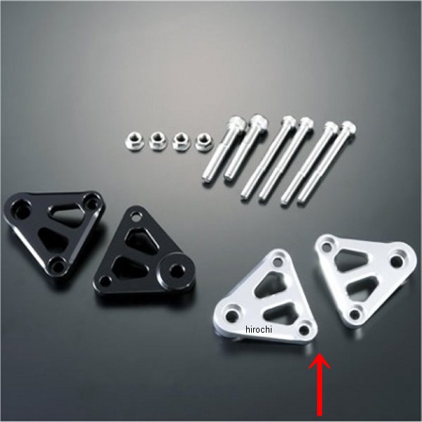 エンジンハンガー 2点セット ゼファー1100 シルバー