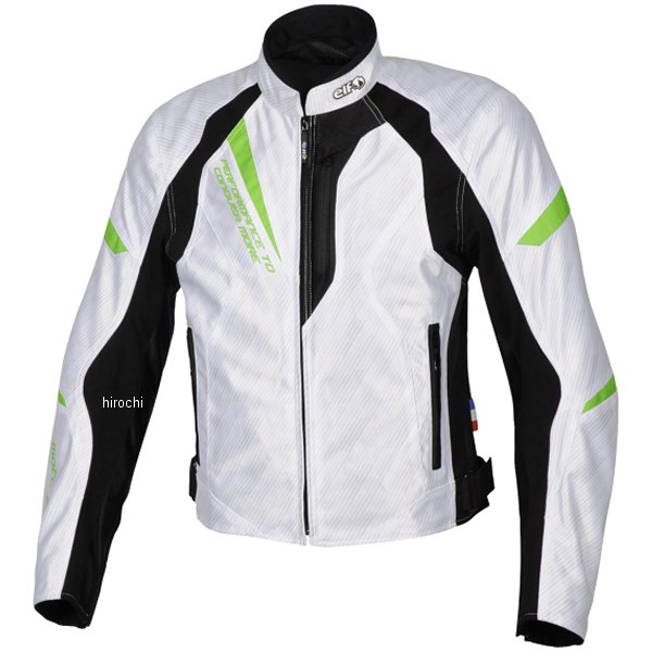 春夏モデル スフィーダジャケット 白/緑