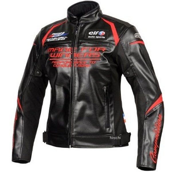 秋冬モデル エヴォルツィオーネPUレザージャケット レディース 黒/赤