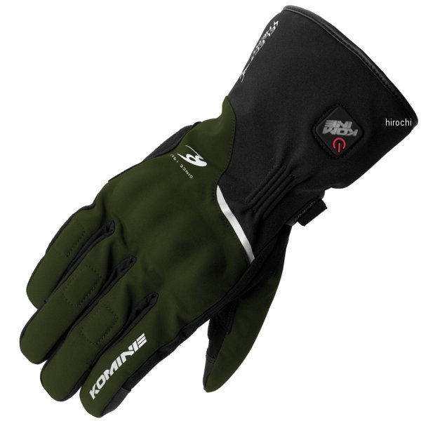 秋冬モデル プロテクトエレクトリックヒートグローブ オリーブ