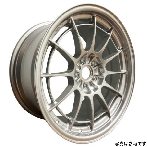 Enkei NT03+M 18x9.5 5x114.3 27mm Offset 72.6mm Bore F1 Silver Wheel