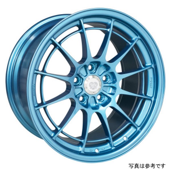 Enkei NT03+M 18x9.5 5x114.3 40mm Offset 72.6mm Bore Emerald Blue Wheel MOQ 40