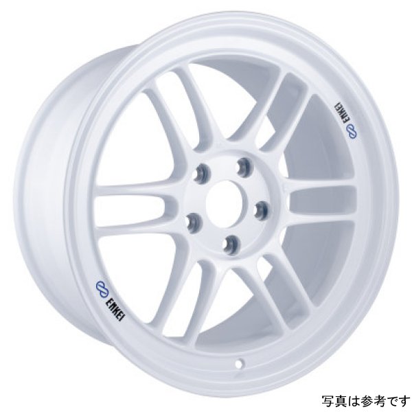 Enkei RPF1 18x9.5 5x114.3 38mm Offset 73mm Center Bore Vanquish White Wheel (Special Order/ MOQ 40*)
