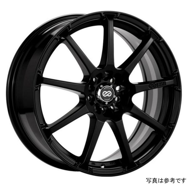Enkei EDR9 17x7 4x100/108 38mm Offset 72.6 Bore Diameter Black Wheel