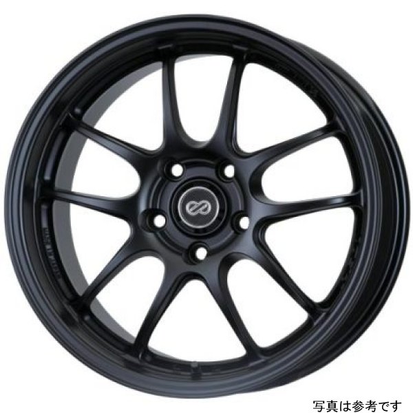 Enkei PF01 18x9 5x114.3 45mm Offset 75mm Bore Matte Black Wheel