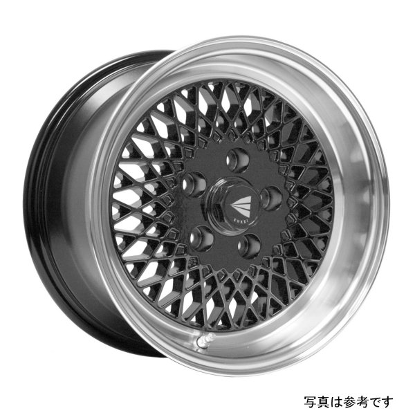Enkei92 Classic Line 15x7 38mm Offset 4x100 Bolt Pattern Black Wheel