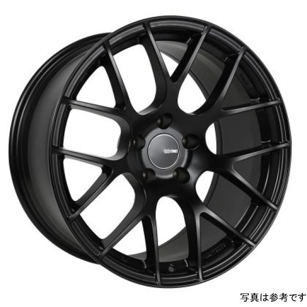 Enkei Raijin 18x8.5 50mm Offset 5x114.3 Bolt Pattern 72.6 Bore Diameter Matte Black Wheel