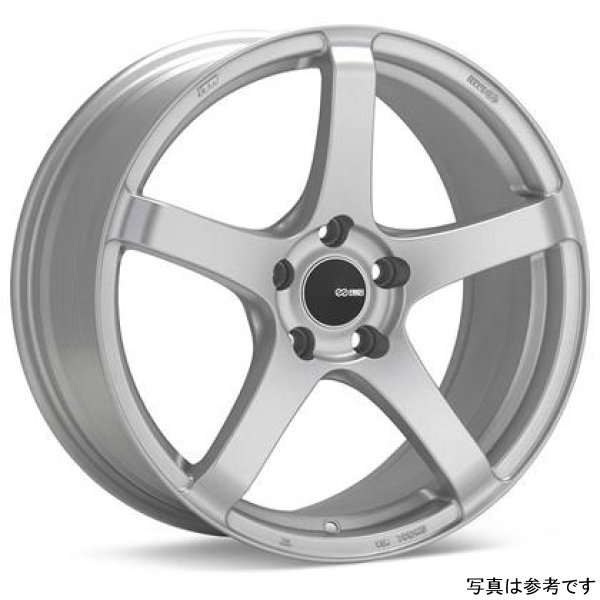 Enkei Kojin 18x9.5 15mm Offset 5x114.3 Bolt Pattern 72.6mm Bore Dia Matte Silver Wheel