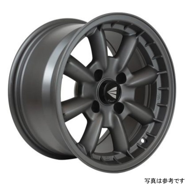 Enkei Compe 15x5.5 17mm Offset 4x130 Bolt Pattern 87mm Bore Dia Matte Gunmetal Wheel