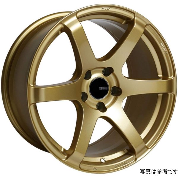 Enkei T6S 18x8 45mm Offset 5x100 Bolt Pattern 72.6 Bore Gold Wheel