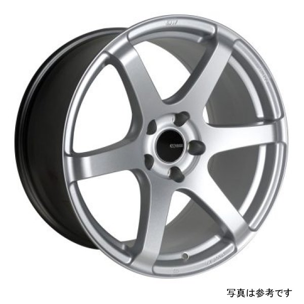 Enkei T6S 18x9.5 35mm Offset 5x112 Bolt Pattern 72.6 Bore Matte Silver Wheel