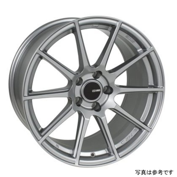 Enkei TS10 17x8 5x114.3 45mm Offset 72.6mm Bore Grey Wheel