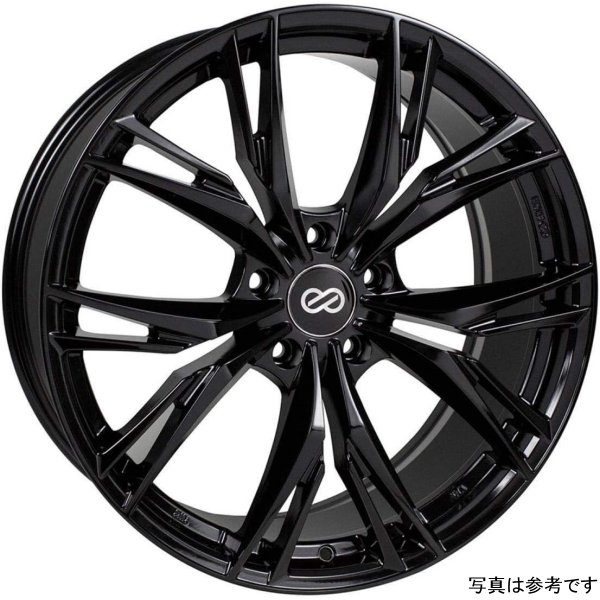 Enkei ONX 17x7.5 45mm Offset 5x100 Bolt Pattern 72.6 Bore Dia Black Wheel