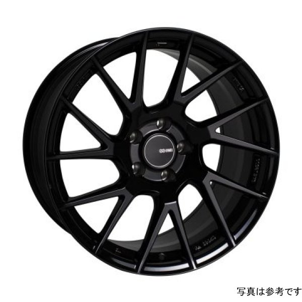 Enkei TM7 18x9.5 5x114.3 38mm Offset 72.6mm Bore Gloss Black Wheel