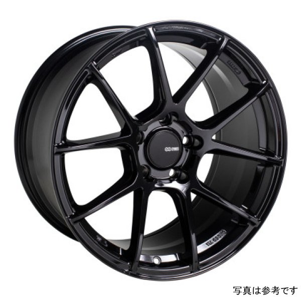 Enkei TS-V 18x8.5 40mm Offset 5x108 72.6mm Bore Gloss Black Wheel