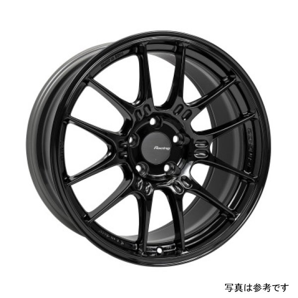 Enkei GTC02 18x9.5 5x114.3 40mm Offset 75mm Bore Gloss Black Wheel