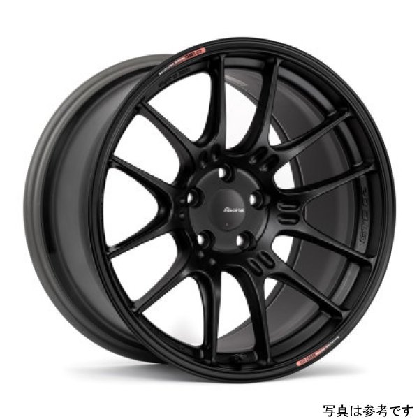 Enkei GTC02 19x10.5 5x114.3 15mm Offset 75mm Bore Matte Black Wheel